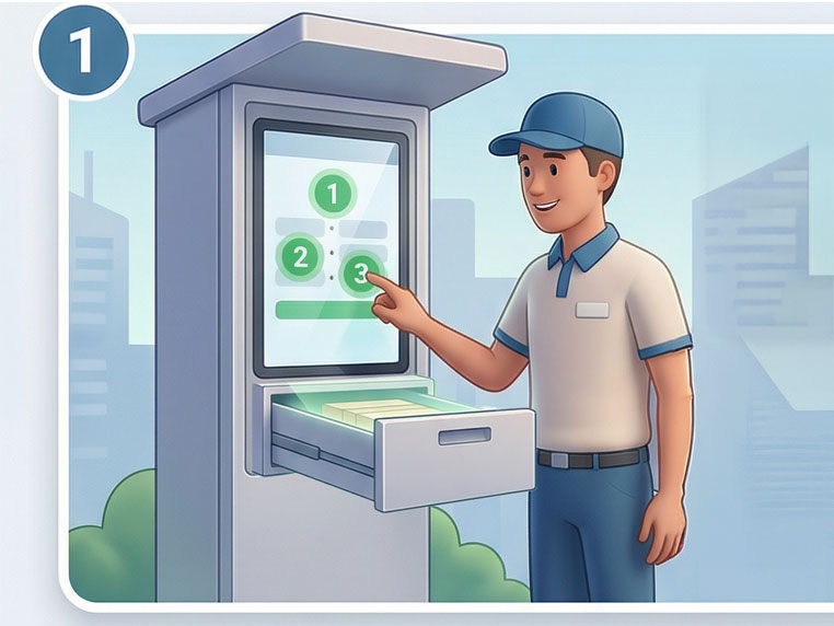 LockerX Interface Simples